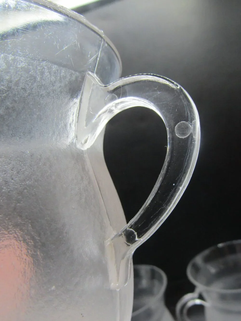 Set of Four Kool-aid Frosted Translucent Cups